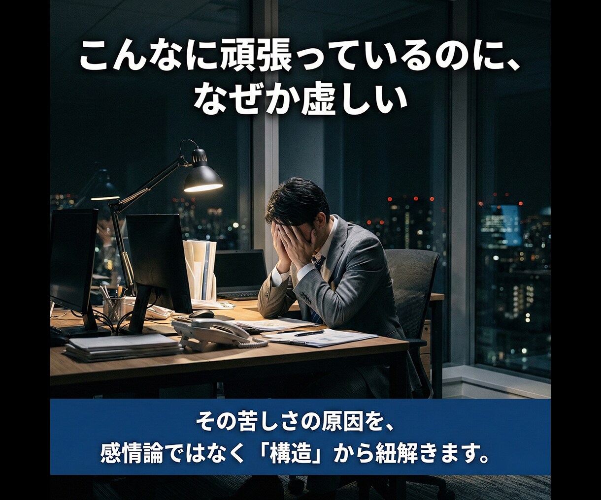 仕事の悩み・転職・人間関係の原因を構造分析します 適職/転職/人間関係/失敗/不安/メンタル/自己分析 イメージ1