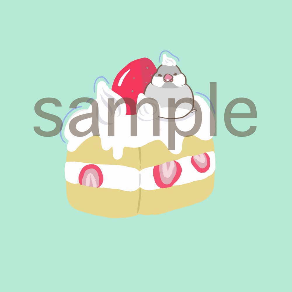動物、ペット✖️食べ物のイラストをお描きします 【アイコンや壁紙、グッズ等に】オリジナルデザインを作成します イメージ4