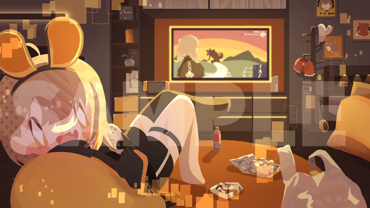 商業利用OK！背景メインのイラスト作成いたします 情緒あふれる背景×愛らしいキャラであなたの世界観を再現！ イメージ6