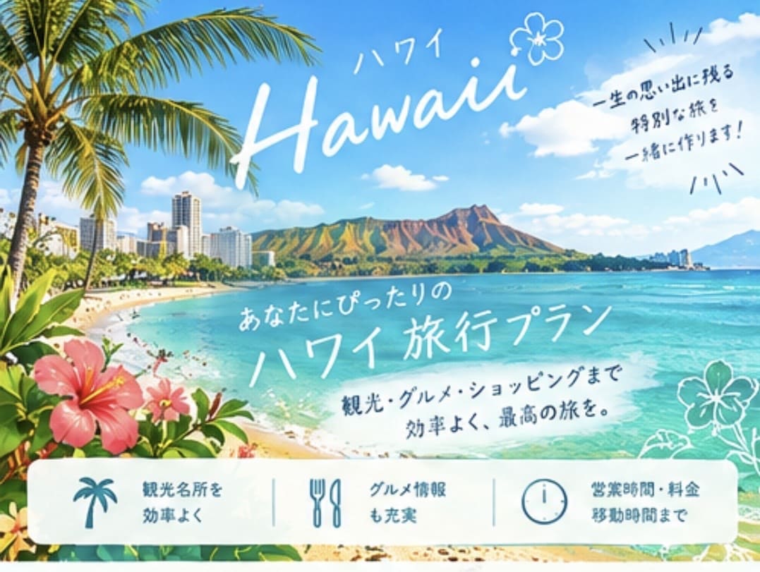 希望に合わせた海外プランを一緒に考えます 観光・グルメ・営業時間・料金・移動時間まで！ イメージ1