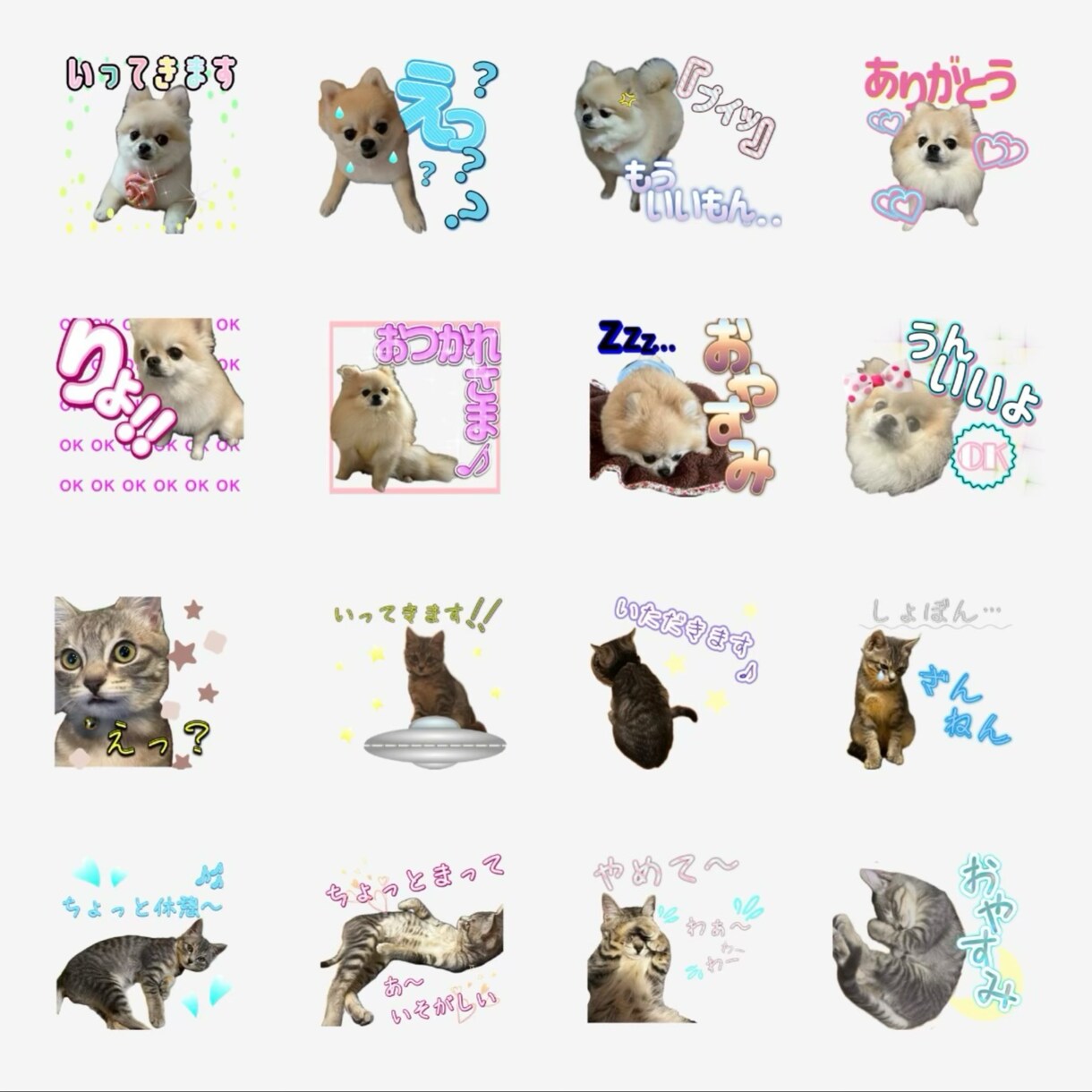 家族が笑顔になる♪うちの子LINEスタンプ作ります 写真を送るだけ！ペット・お子様を毎日使える特別なスタンプへ！ イメージ2