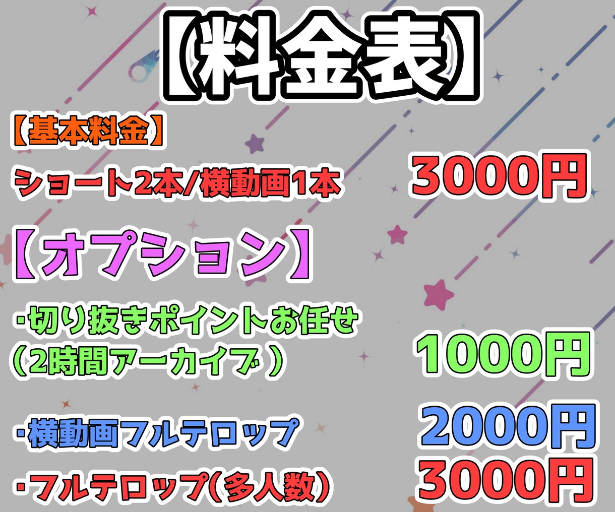 1分ショート2本or横長1本切り抜き動画作ります Vtuberさん、配信者さん向け！ イメージ2