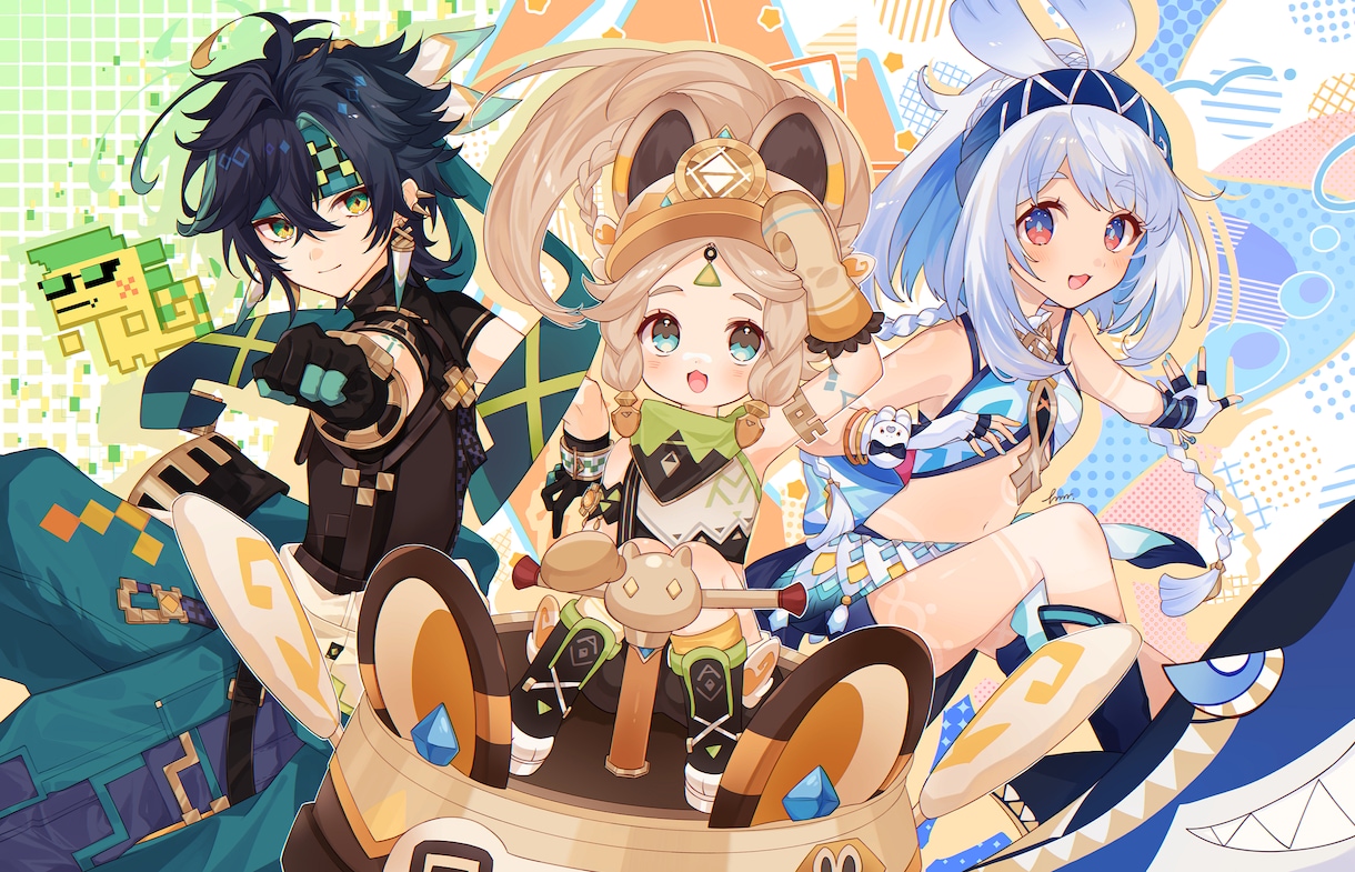 1枚絵、SDイラストなど制作します かわいい系の少年少女のイラストが描けます！ イメージ6
