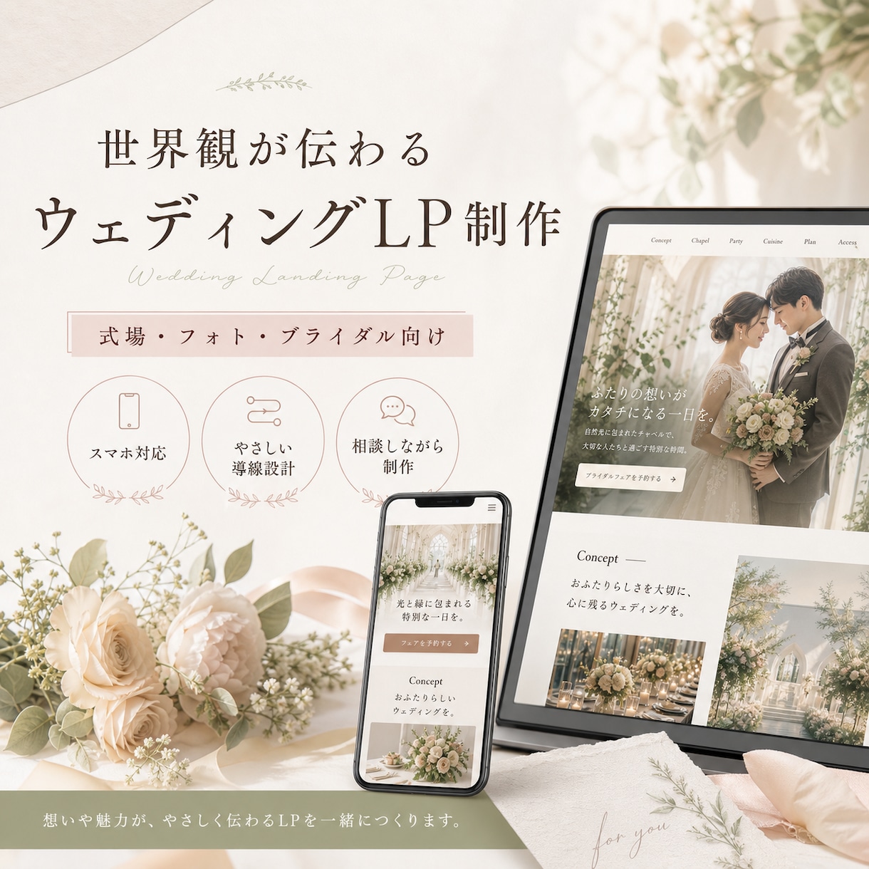 完成後の更新対応もできるHPを作成します 作るだけでなく、完成後伴走支援します イメージ2