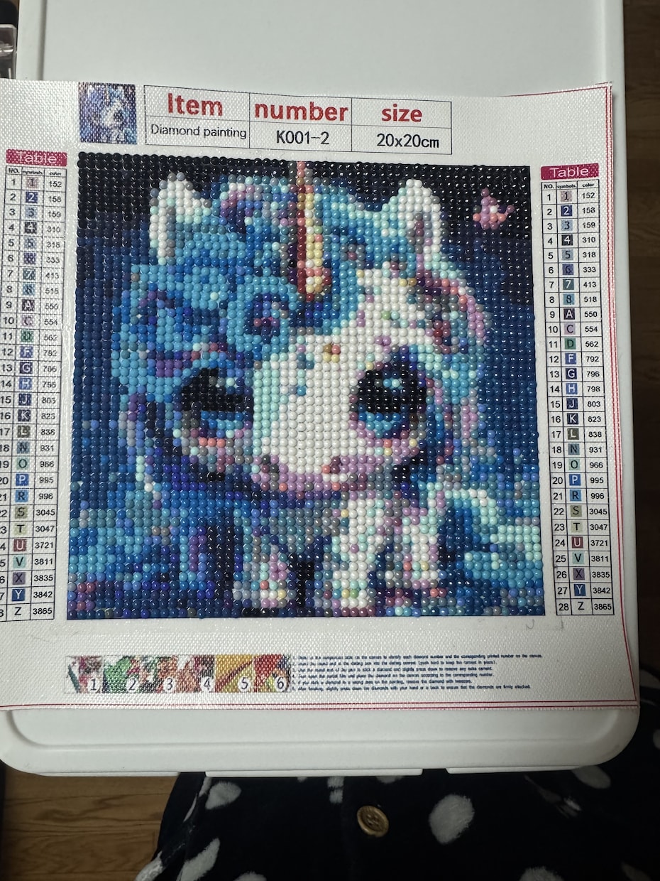 ダイアモンドアート代行作成承ります ダイアモンドアート代わりに完成させます。心を込めて仕上げます イメージ1