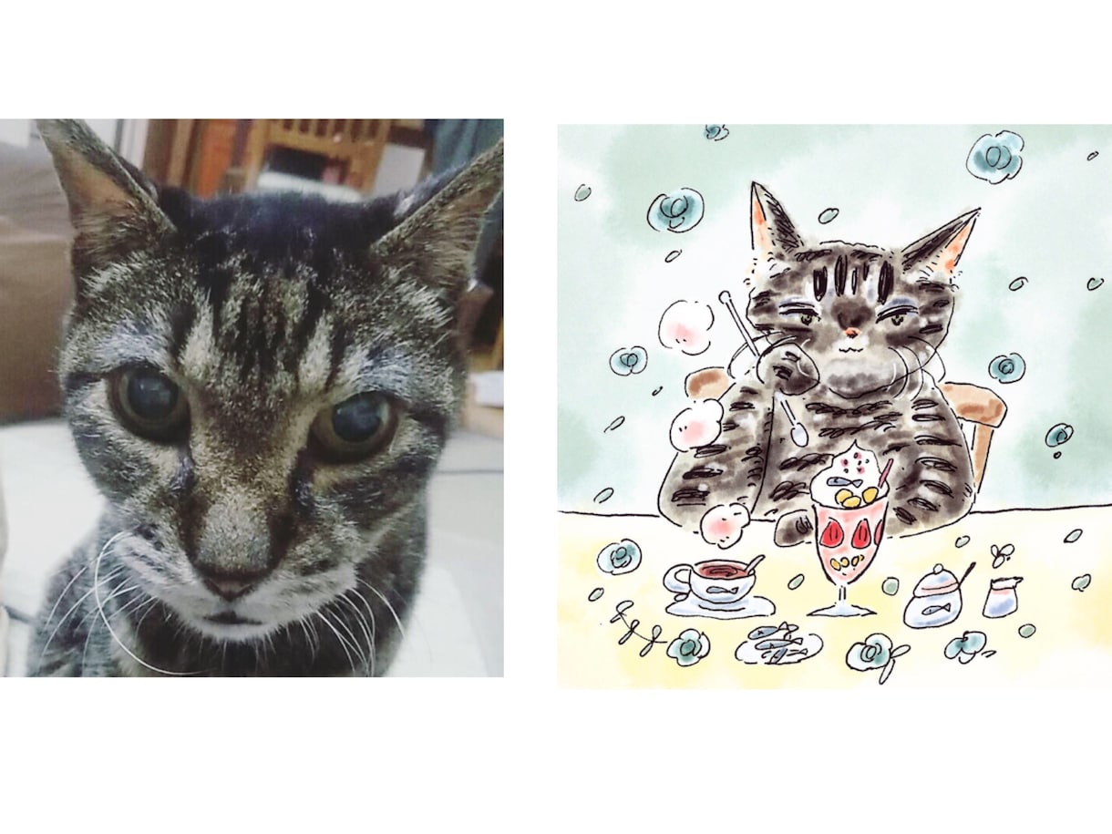 ペットさまのアイコン描きます お写真一枚でペットさんの似顔絵が完成！犬猫以外もOK！ イメージ2