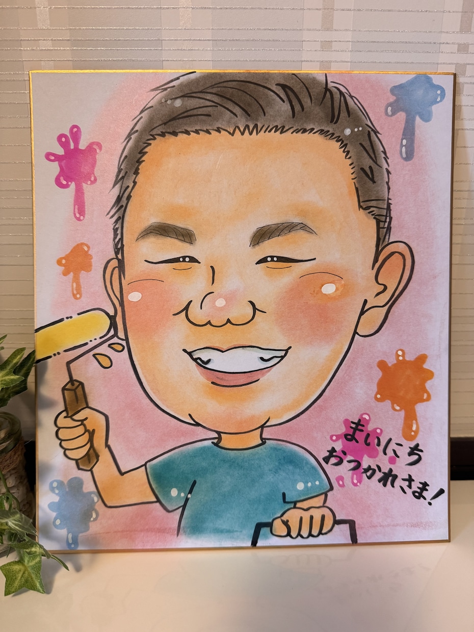 写真から優しく温かみのある似顔絵お描きします 大人数の似顔絵もお任せください♡ イメージ6