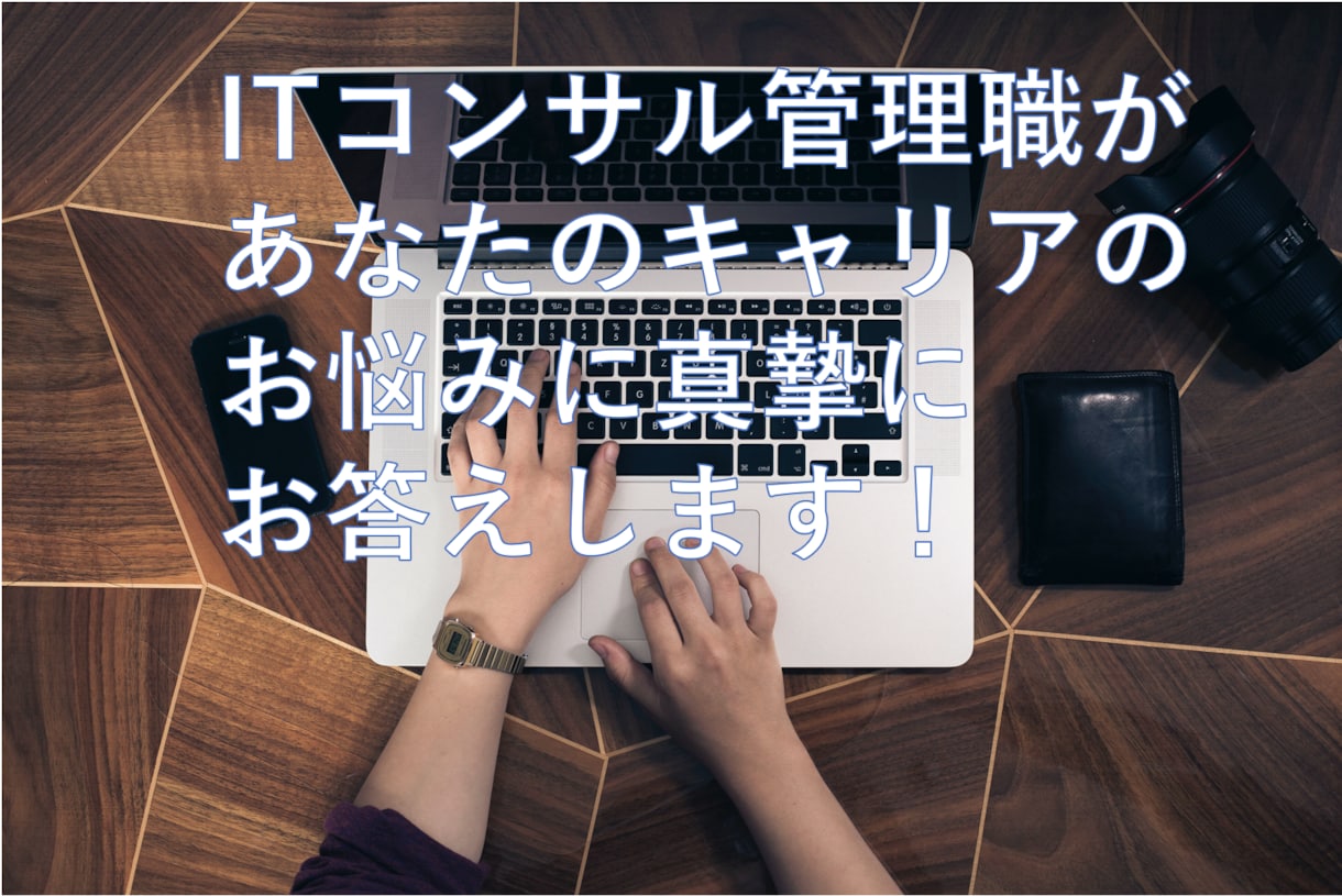 総合系コンサルマネージャーが就職・転職相談します SE→ITコンサルへの転職経験を元にアドバイス！ イメージ1