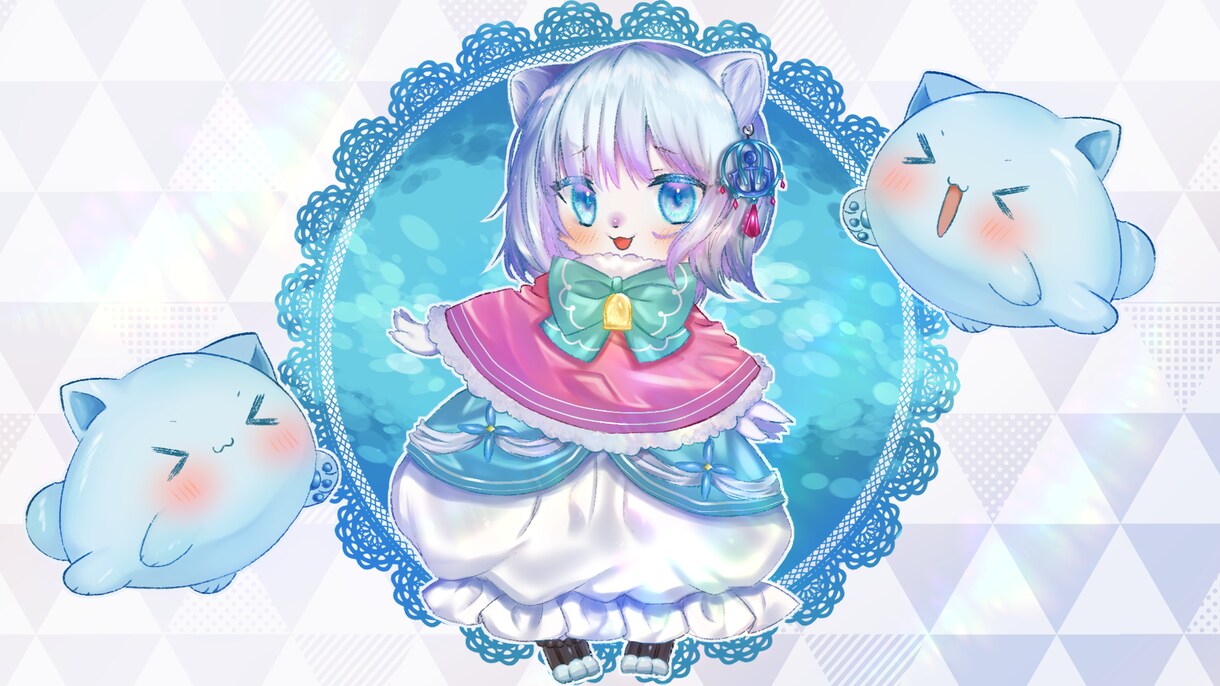 もふもふ獣人とキラカワなイラスト描きます 綺麗でもふもふなアイコン、ヘッダーが欲しいあなたへ イメージ4