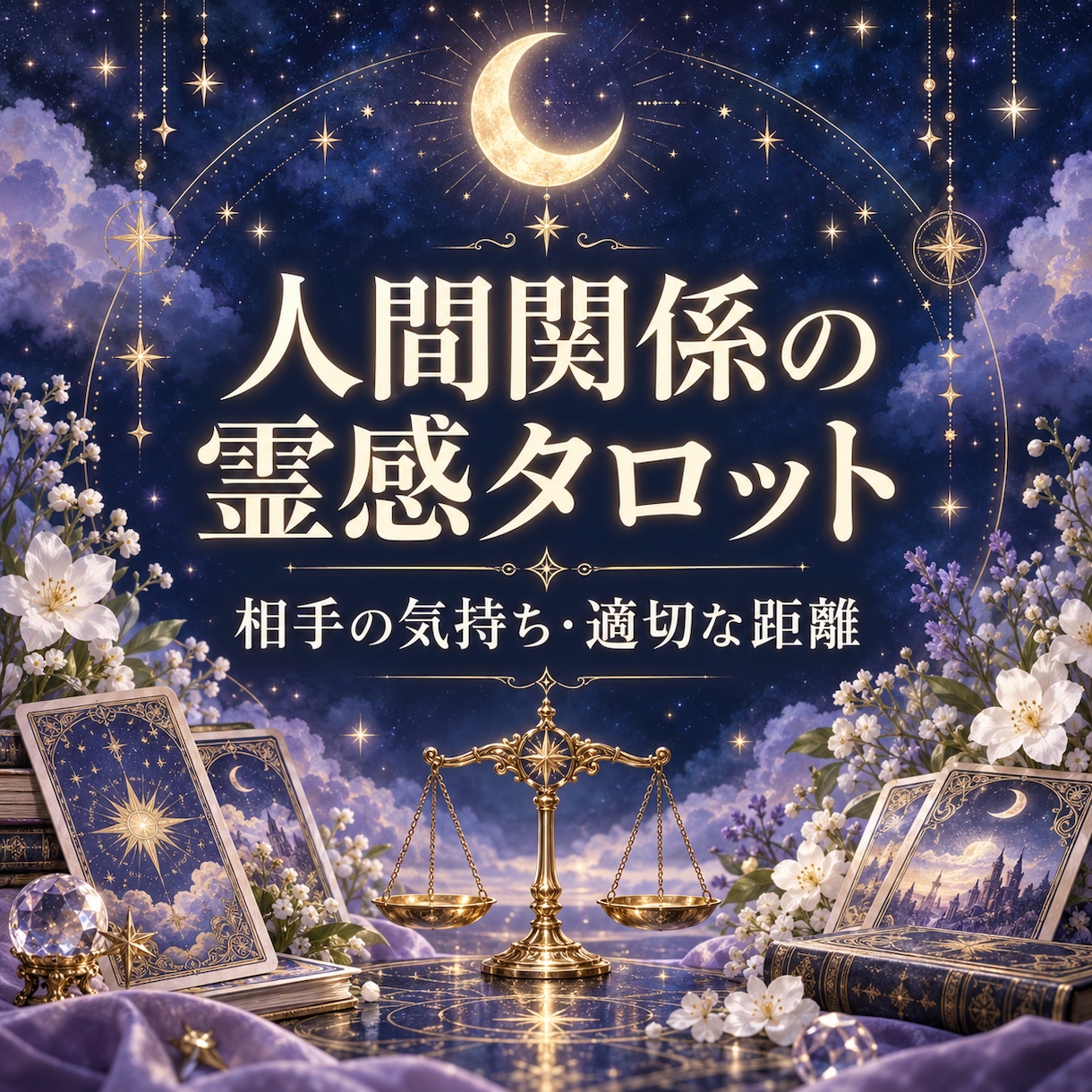 人間関係の悩みと相手の気持ちをタロットで占います 友人・家族・職場・SNS｜苦しい関係との距離を見つめます イメージ1