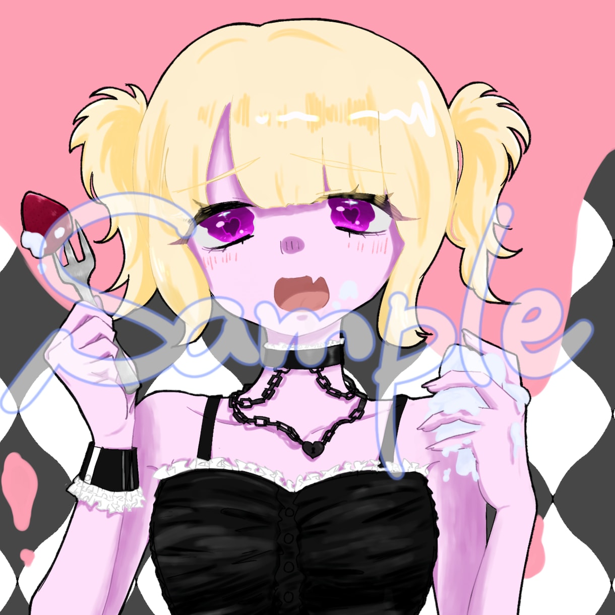 SNS用アイコン作成いたします 希望に寄り添い全力で行います、可愛い女の子ならお任せ下さい！ イメージ3