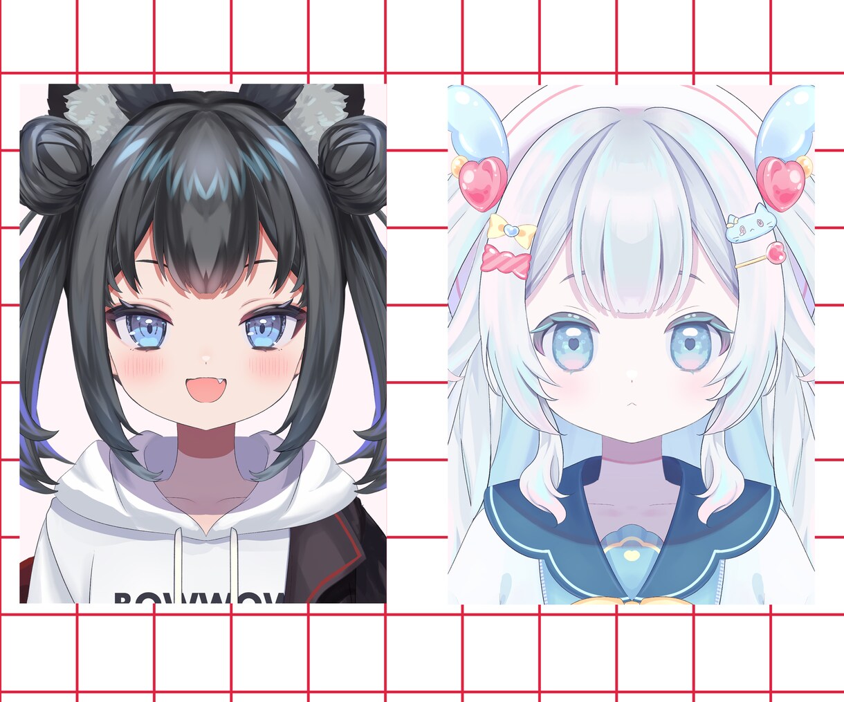 Vtuber向けパーツ分け立ち絵を作成します ご要望に沿ったデザイン、絵柄で仕上げます イメージ8