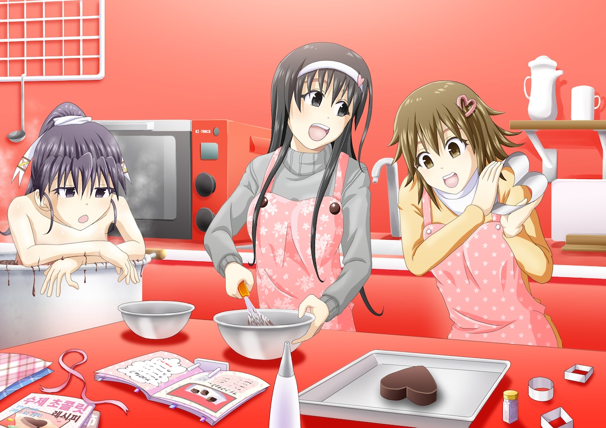 あなたの線画にアニメ塗りで色塗り【商用可】します ★オリジナル限定★アニメ化したような着彩をお届け！ イメージ3