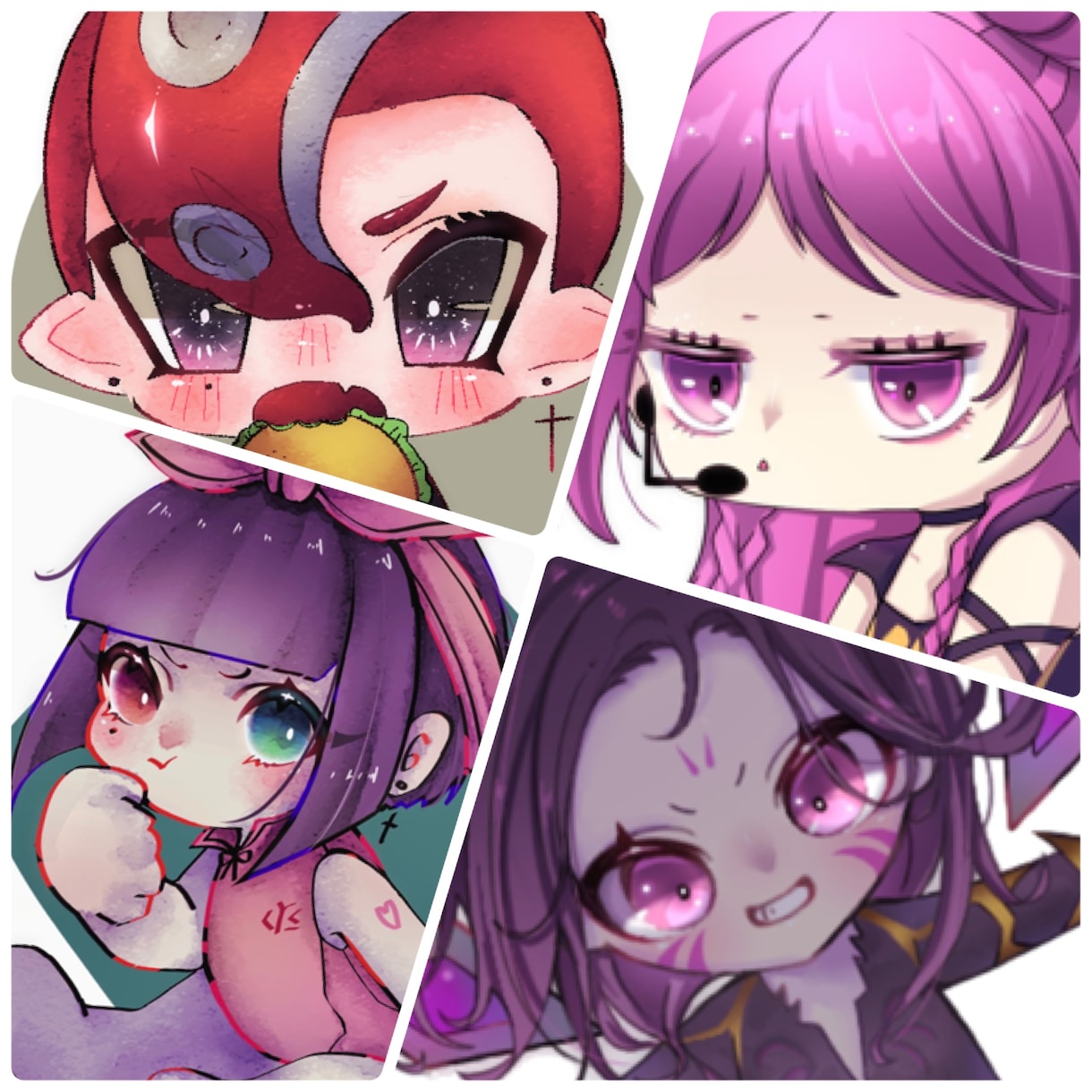 お顔アップ1000円〜、夢絵1500円～描きます ミニキャラから通常頭身までお描きします。 イメージ1