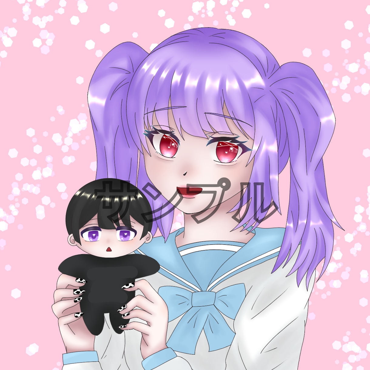 SNSのアイコン描きます SNSのアイコン依頼受付中！女の子イラストが特に得意！ イメージ2