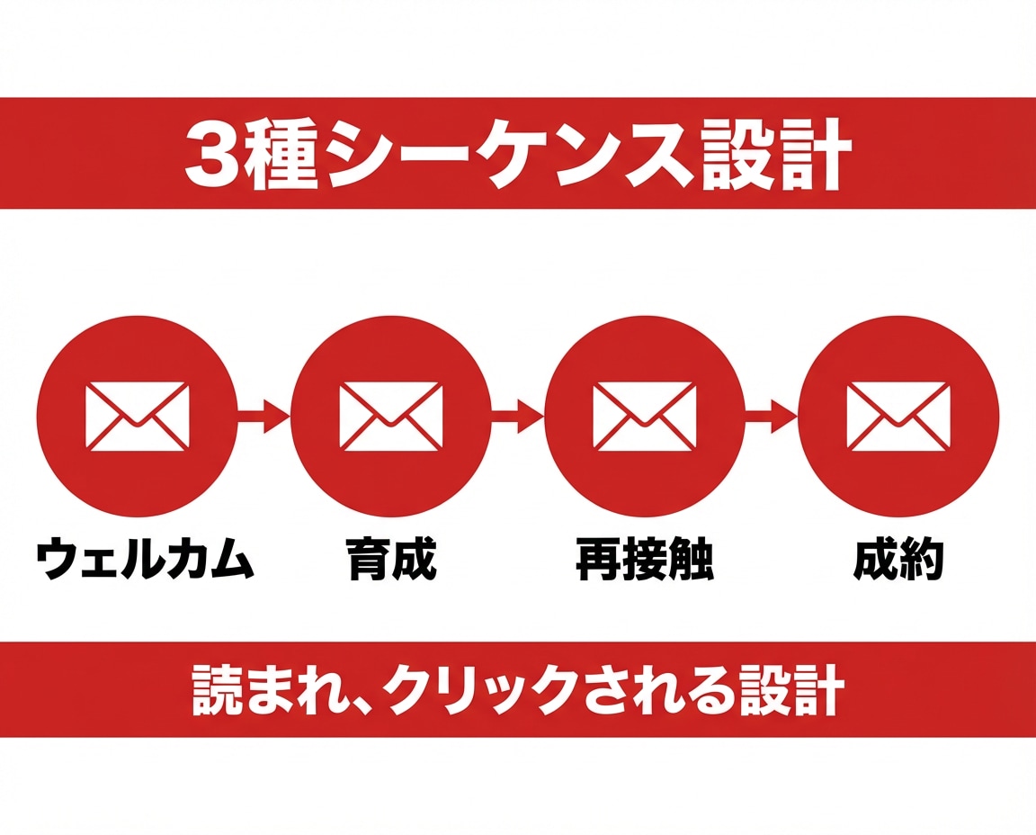 成果が出るメールシーケンスを設計します ステップメール・LINE・休眠掘起こし対応 イメージ2