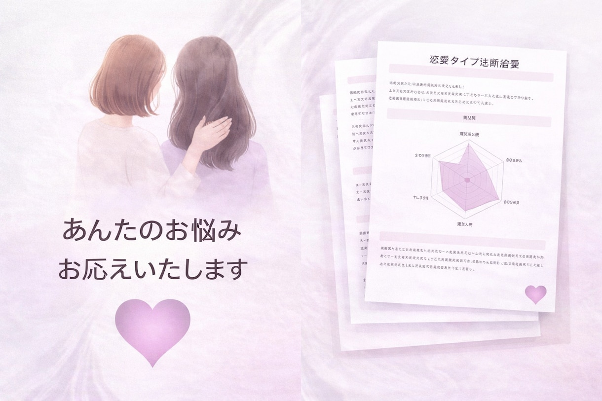 恋愛が毎回うまくいかない原因を診断します あなたの恋愛タイプ・依存傾向・重くなる原因を言語化します イメージ4