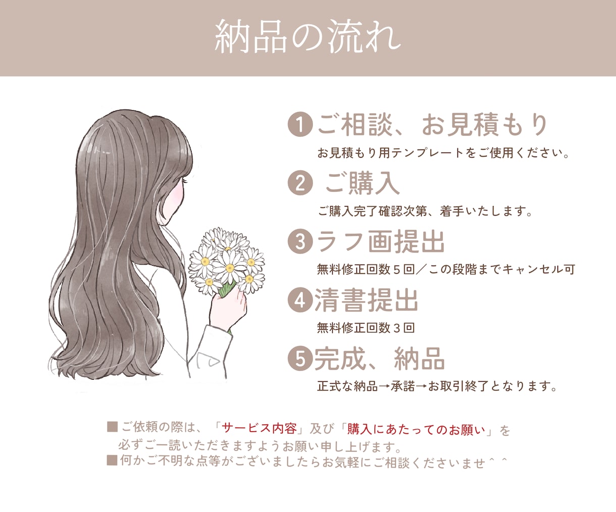 大人女性向け可愛い水彩風アイコンお安く作成します 商用無料！ビジネス／副業／アイコン／挿絵／名刺／プレゼント イメージ8