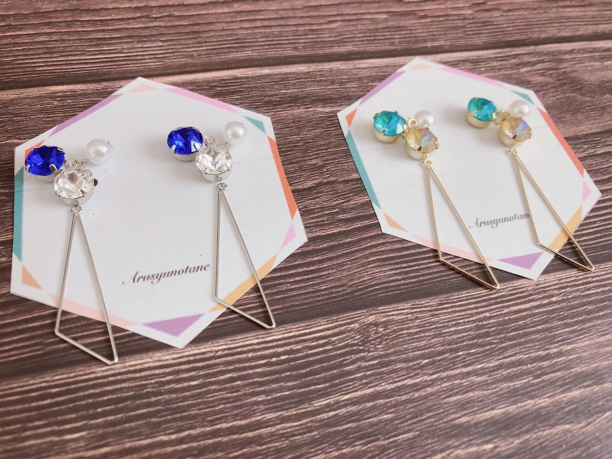 様々な素材でアクセサリーをお作りします レジン・つまみ細工など様々な手法に対応可能！アクセサリー制作 イメージ3