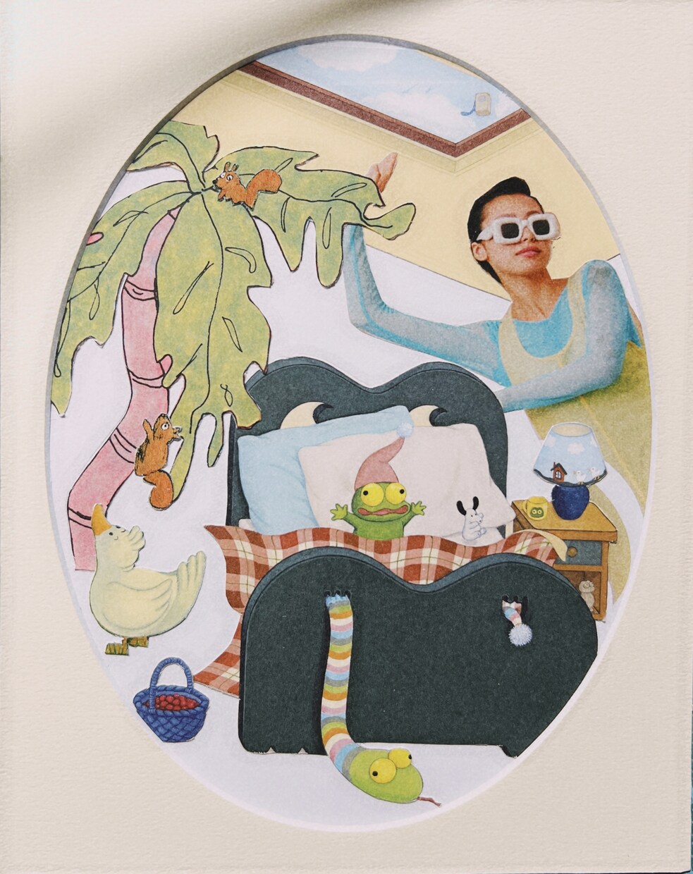 絵本を切り抜いたコラージュ作品を作っています インテリアにもプレゼントにも！全て一点物のオリジナル作品！ イメージ1