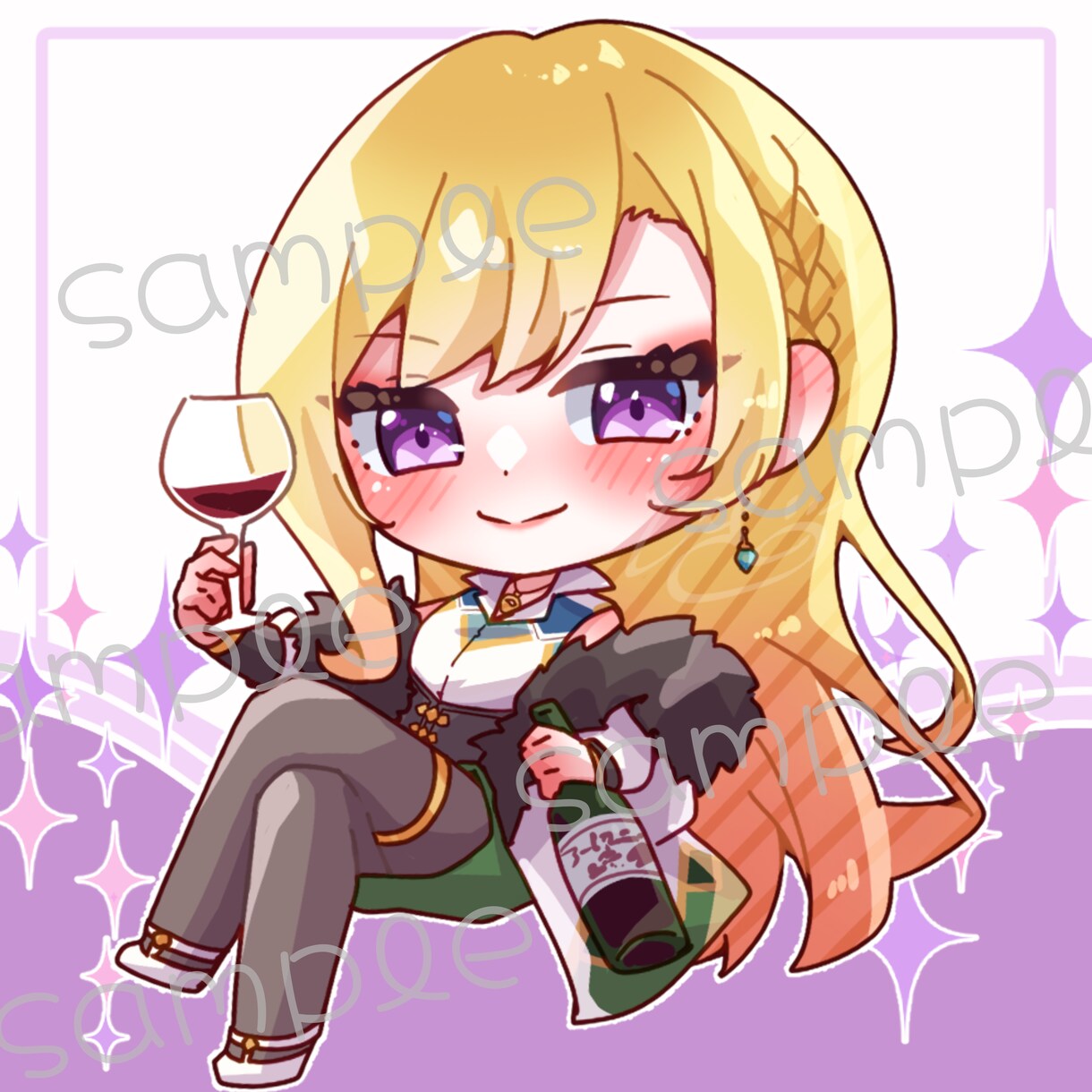 ポップで可愛い全身ミニキャライラスト描きます アイコンやサムネイル、プレゼントにもおすすめです！ イメージ9