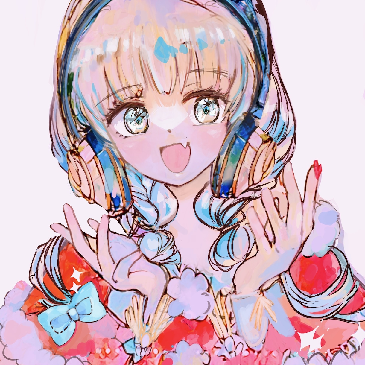 商用OK！女の子のイラスト承ります アニメ塗り／水彩風／ある程度柔軟に対応可 イメージ1