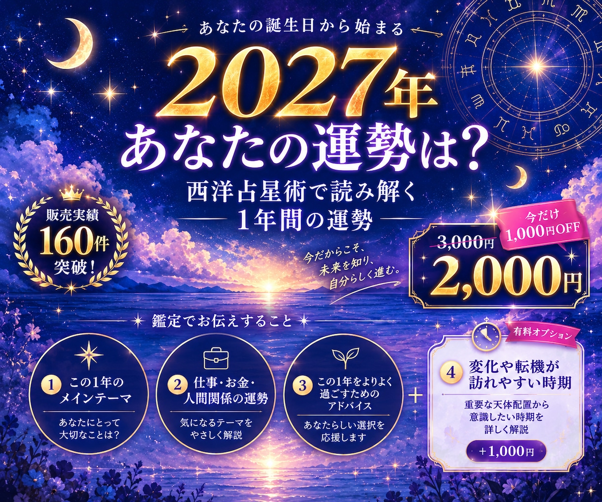 2027年どんな1年になる？運勢を星で読み解きます 仕事・お金・人間関係など運気の流れと転機を読み解きます イメージ1