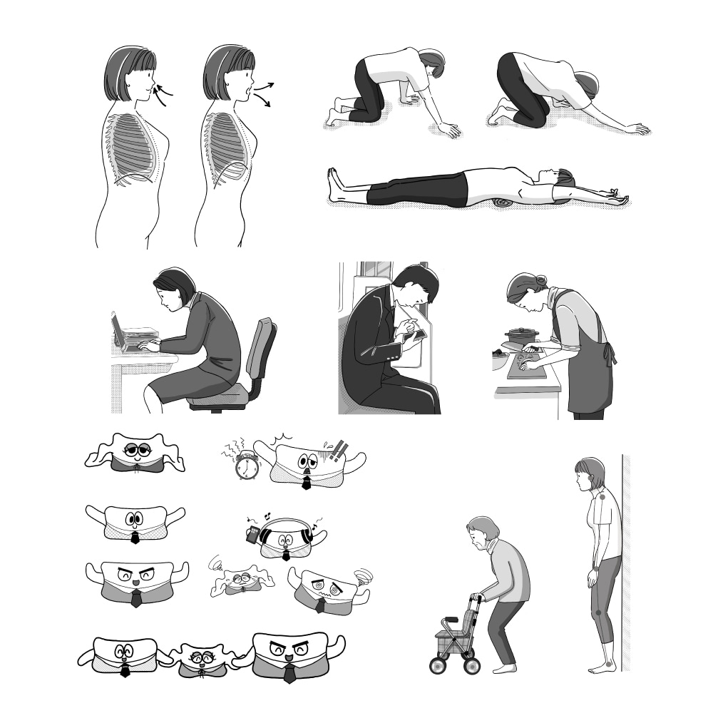 使いやすく分かりやすい！カラダのイラスト作成します 医療・健康系WEB・書籍に！わかりやすく説明をサポートします イメージ2
