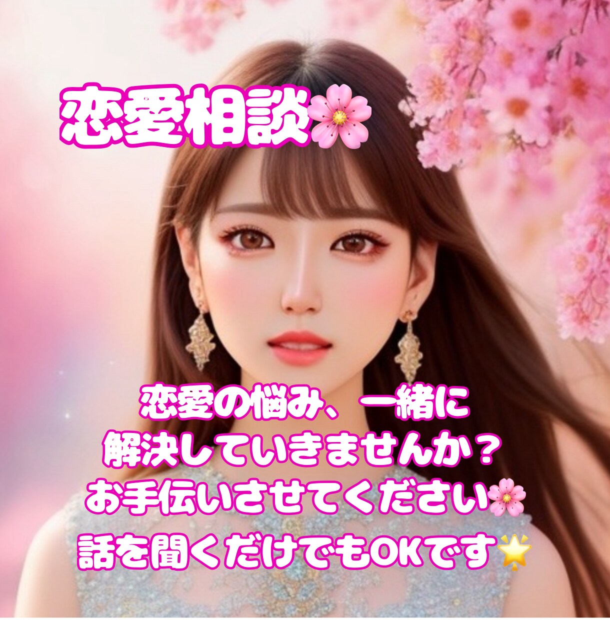 どんな恋愛相談でも一緒に考えます 彼氏彼女、夫婦のこと…様々な恋愛に関する相談受け付けます♪ イメージ1