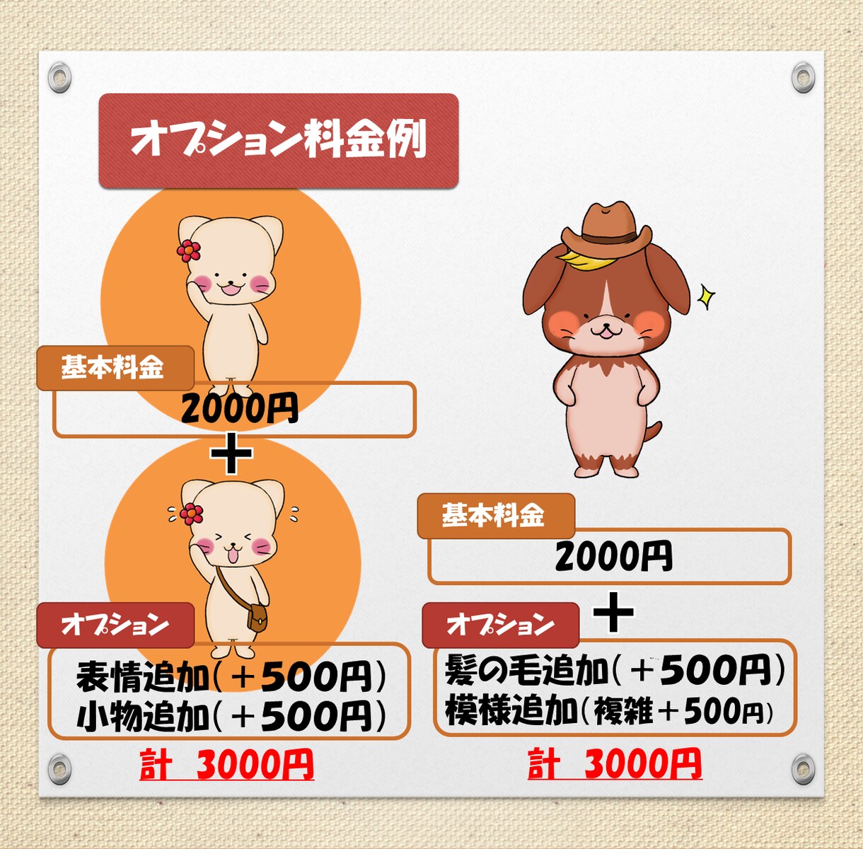 ゆるくてかわいい動物アイコン作成します あなたのイメージした動物やキャラクターをイラストにします イメージ9