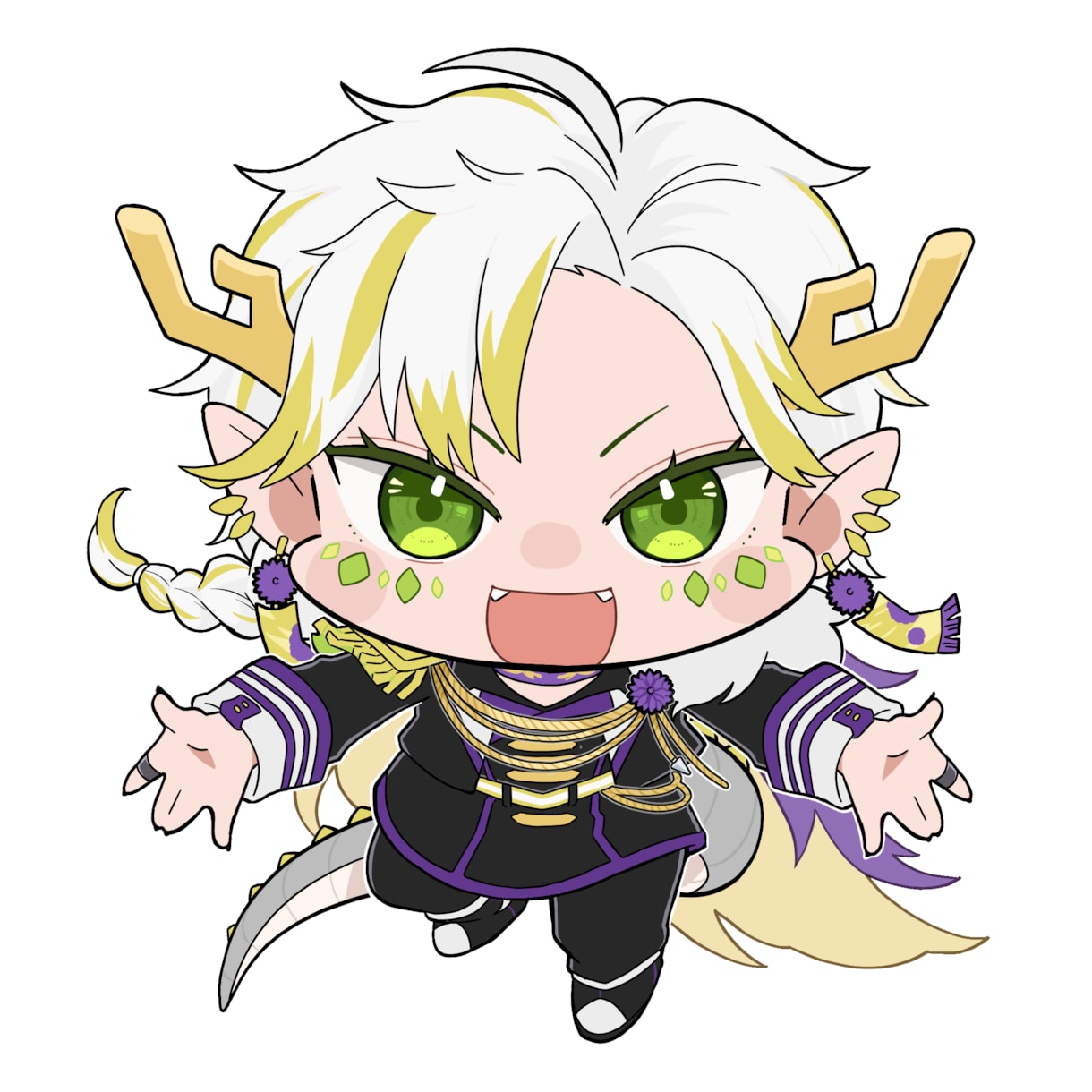 好きを詰め込んだデフォルメキャラアイコン作成します メイキング動画付き！SNSで自慢できる♡個性アイコン イメージ10