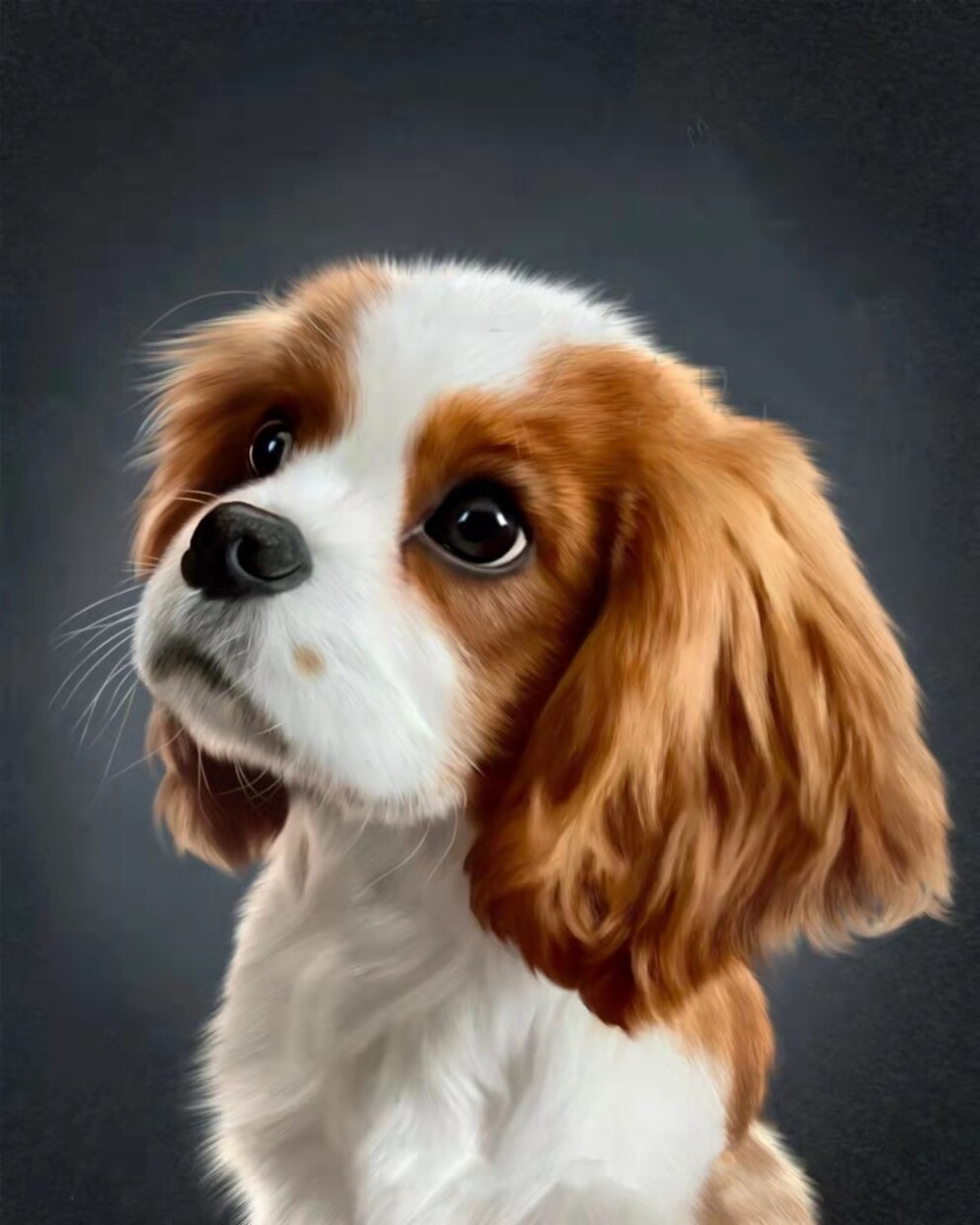 カスタム手描きデジタル犬猫ペットの肖像画ます あなたの写真からのカスタムイラスト イメージ8