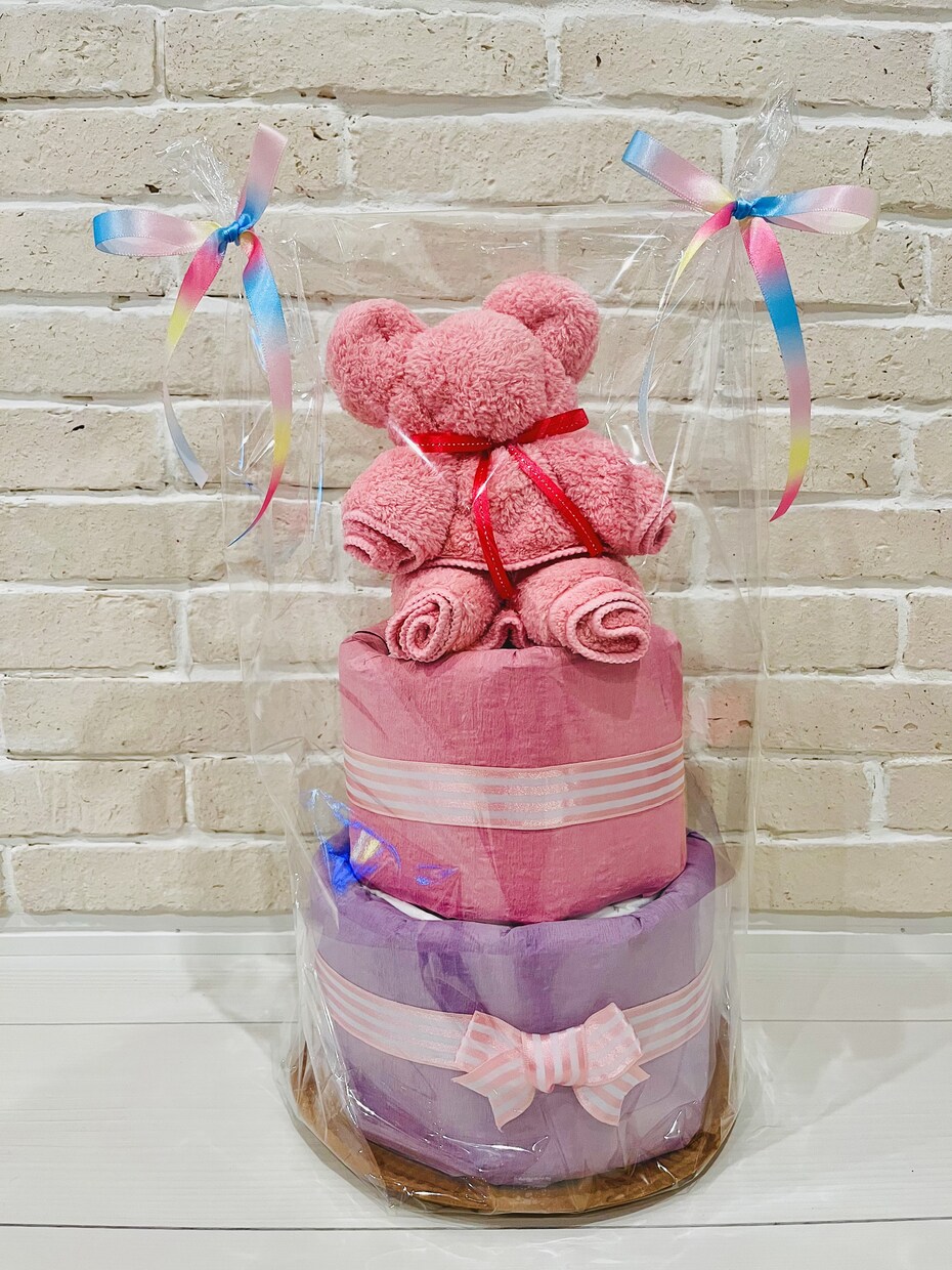 出産祝いにおむつケーキをお作りします あげて嬉しい！貰って嬉しい！そんな贈り物をお届けいたします。 イメージ5