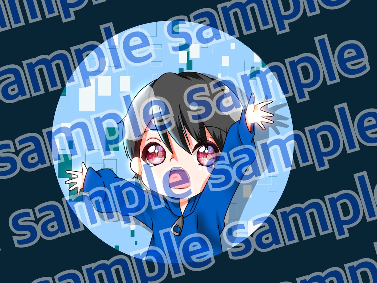 ミニキャラ書きます SNSやLINEのアイコンに！ イメージ8