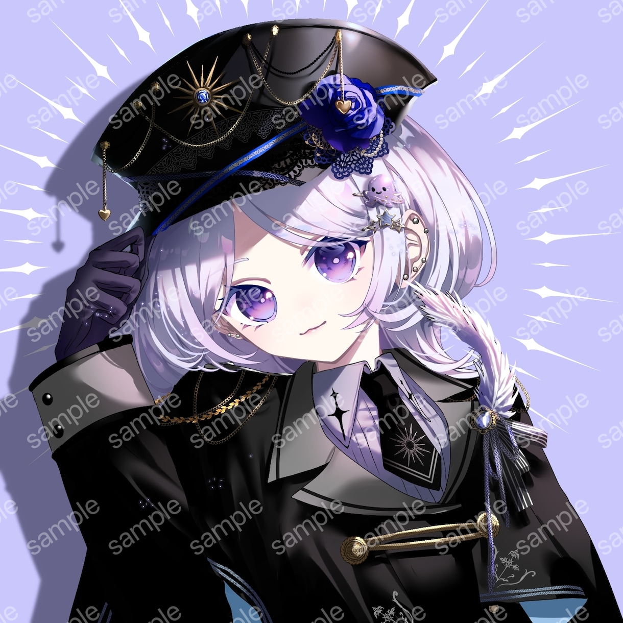 平均4日納品！バストアップイラスト描きます SNSアイコン用などに！可愛い、アニメ系の絵柄が好みな方へ！ イメージ4