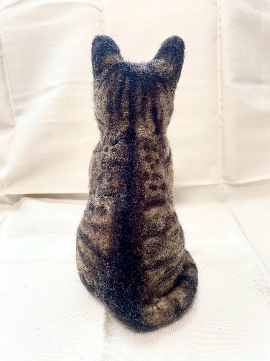 愛猫・愛犬のメモリアル羊毛フェルトを作ります 温もりを形に。いつでも一緒、本物の毛も使えるうちの子人形。 イメージ5