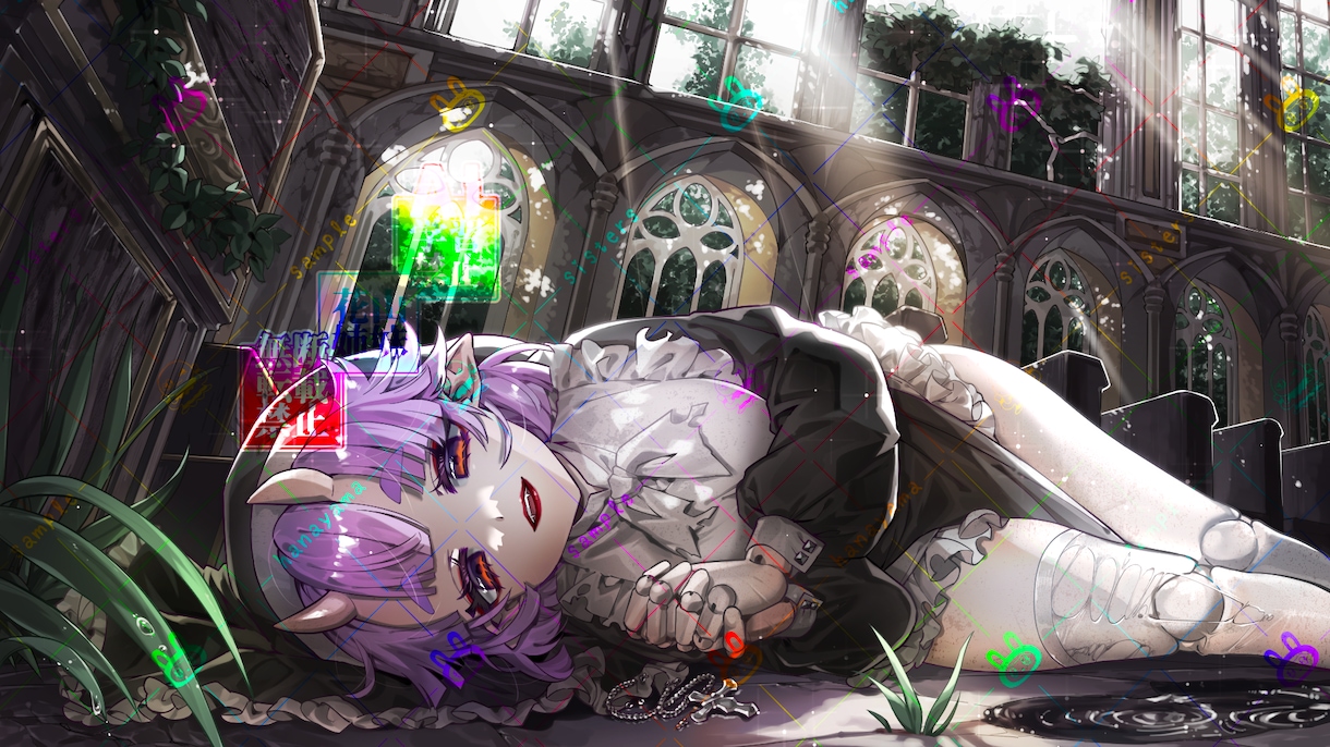一枚絵・配信イラスト描きます 世界観までこだわった、あなただけの一枚を制作します✨ イメージ5