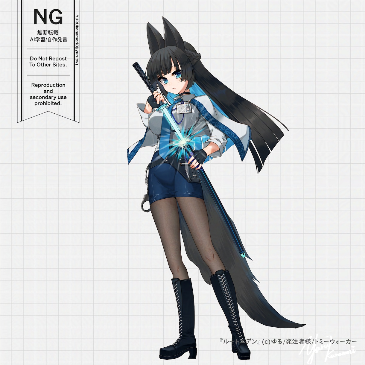 Vtuber/うちの子/TRPG全身立ち絵描きます うちの子デザイン、VTuberキービジュ、TRPG立ち絵に！ イメージ6