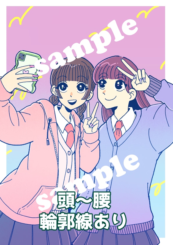 商用OK！日常に寄り添うポップなイラスト描きます 実用性とデザイン性を合わせた、幅広い年齢層に受け入れられる絵 イメージ3