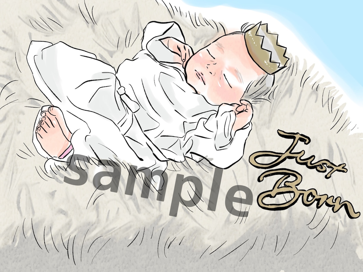 あなたの思い出の1ページをお描きします 思い出の記念日に✨️イラストお描きします イメージ2