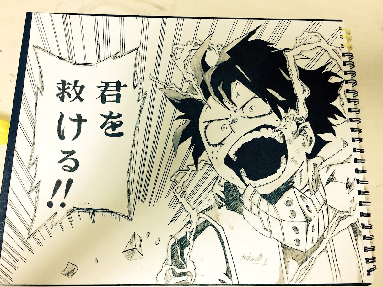 貴方の好きなキャラの絵をアナログで描かせて頂きます 色紙などに描きます！美化して欲しいなども要相談で可能です！ イメージ3
