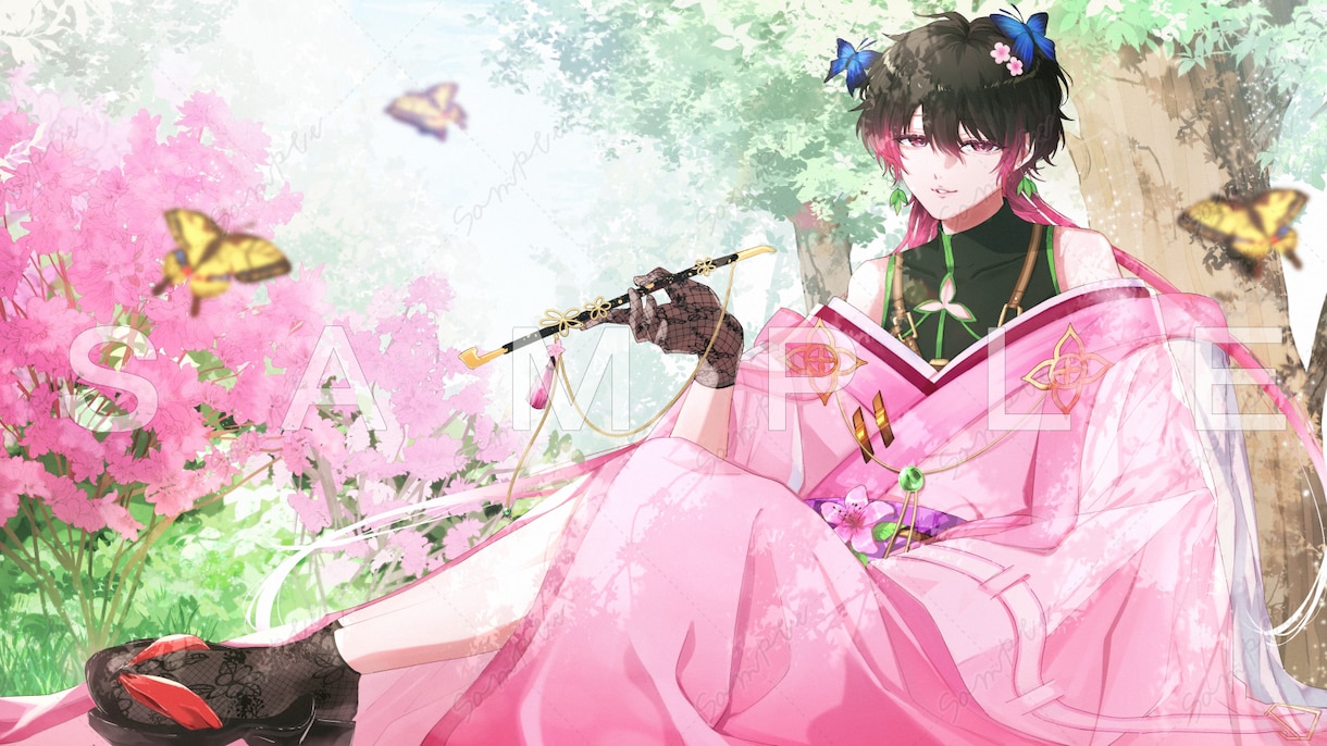 ご用途に合わせたイラストを制作致します 華やかで目を引く素敵なイラストをご用意します！ イメージ2