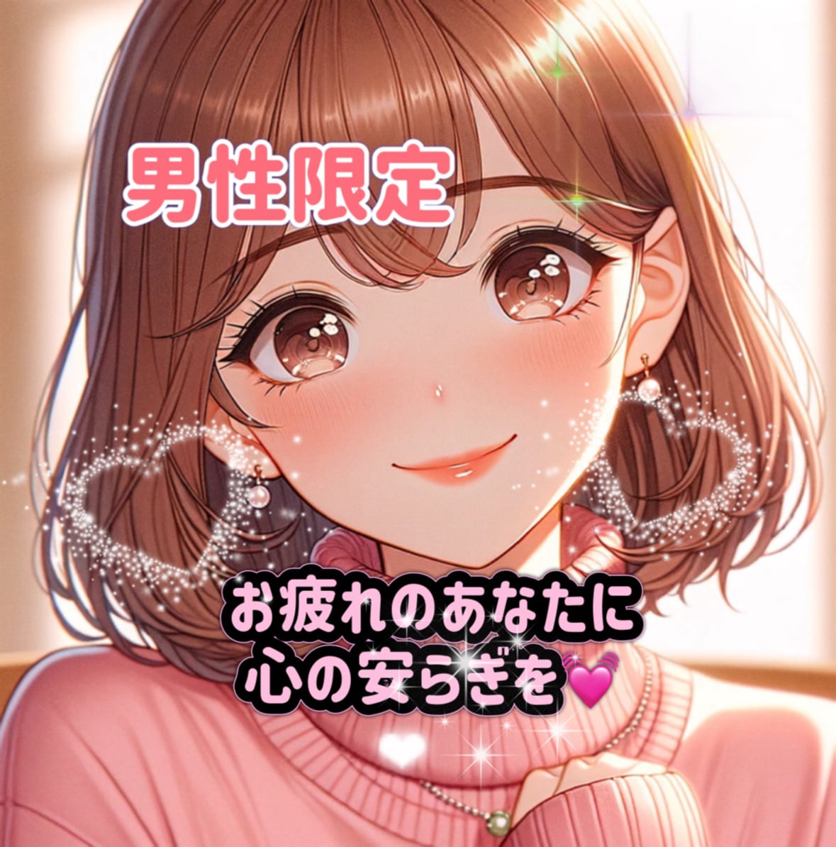 男性限定♡お仕事、日常に疲れてませんか♡ほぐします 優しい声で 2人だけの安らぎ空間へ✩.*˚*心のマッサージ♡ イメージ1