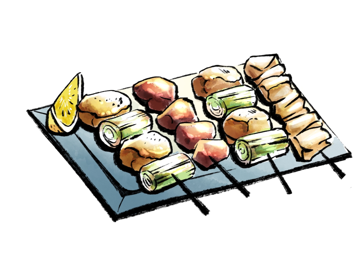 暖かい手書きの料理のイラストを描きます 居酒屋、個人飲食店のメニュー作りに最適！オリジナル料理の絵 イメージ2