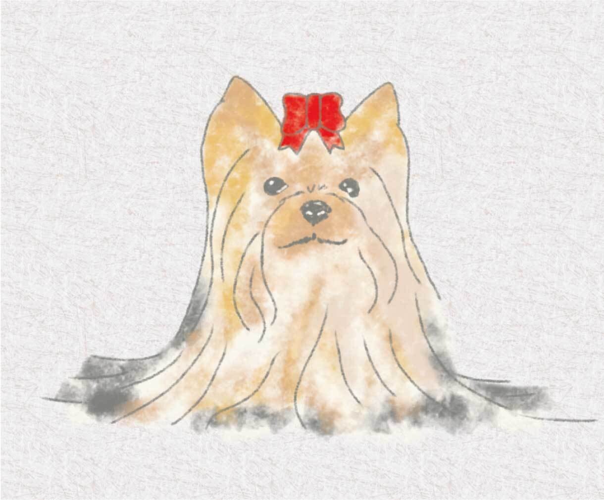 世界にひとつのうちの子似顔絵制作します 愛犬・愛猫・小動物OK、優しいタッチで大切な子をイラストに イメージ8