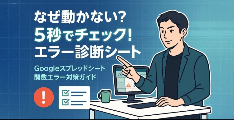 Excel・スプシの不具合を診断・修正します AIで作った数式やGASのエラーを原因確認から修正します イメージ1