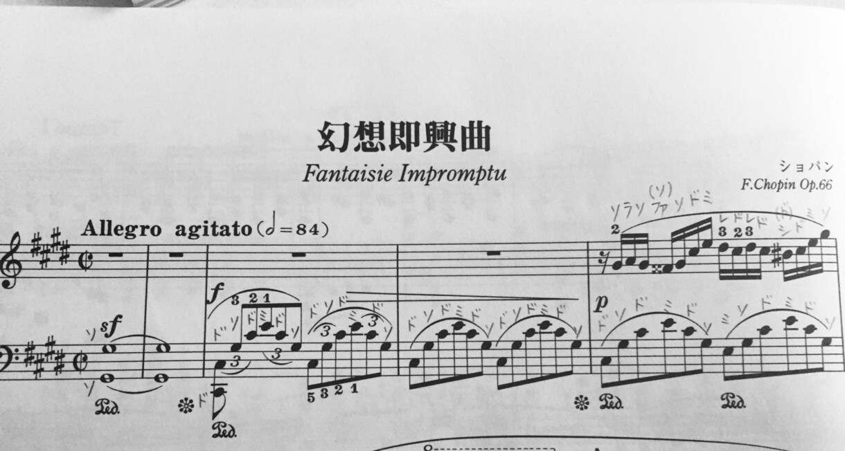 有名音大卒者が1ページ500円でドレミ音名書きます 初級〜上級、クラシック・ポップスなんでも対応できます！ イメージ3