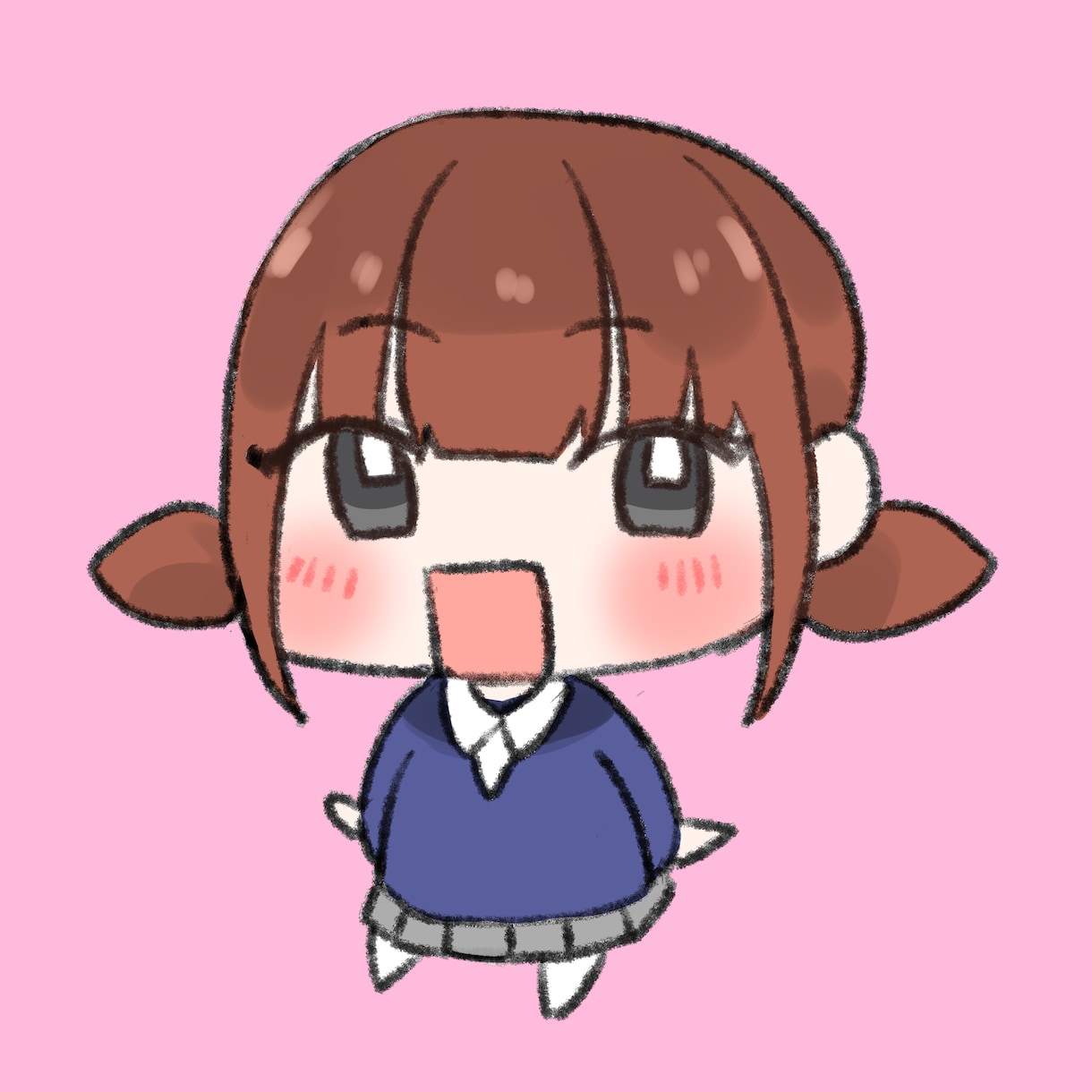 かわいいミニキャラお描きします 大量購入可！下書きを見てからの購入も可能です。 イメージ3