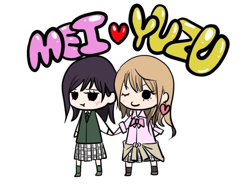 女の子同士カップルのイラスト描きます 特別な二人だけの絵。ちょっとしたプレゼントやサプライズに！ イメージ4
