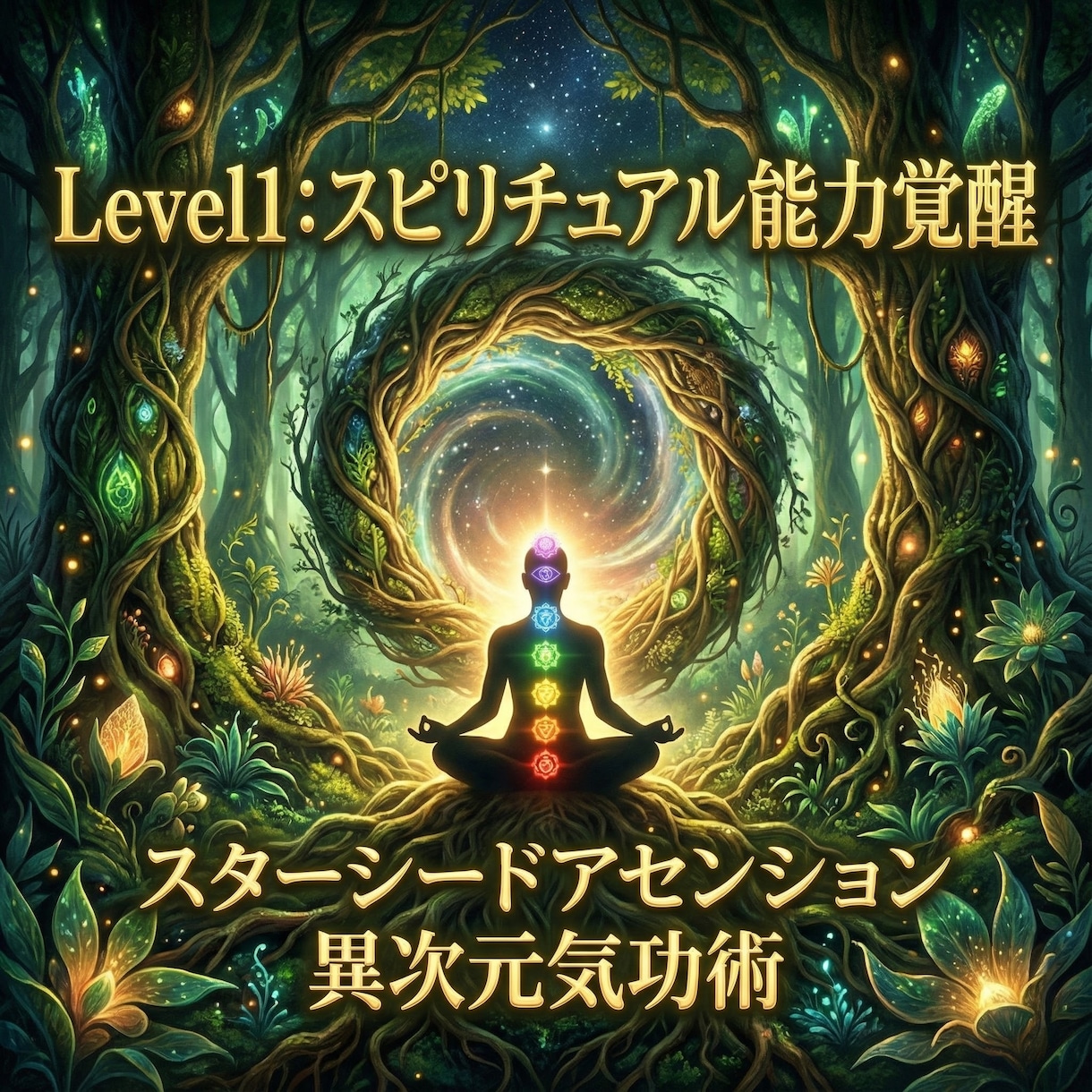 スターシードアセンション 異次元気功術 覚醒します Level1:スピリチュアル能力覚醒 DNA チャクラ活性化 イメージ4